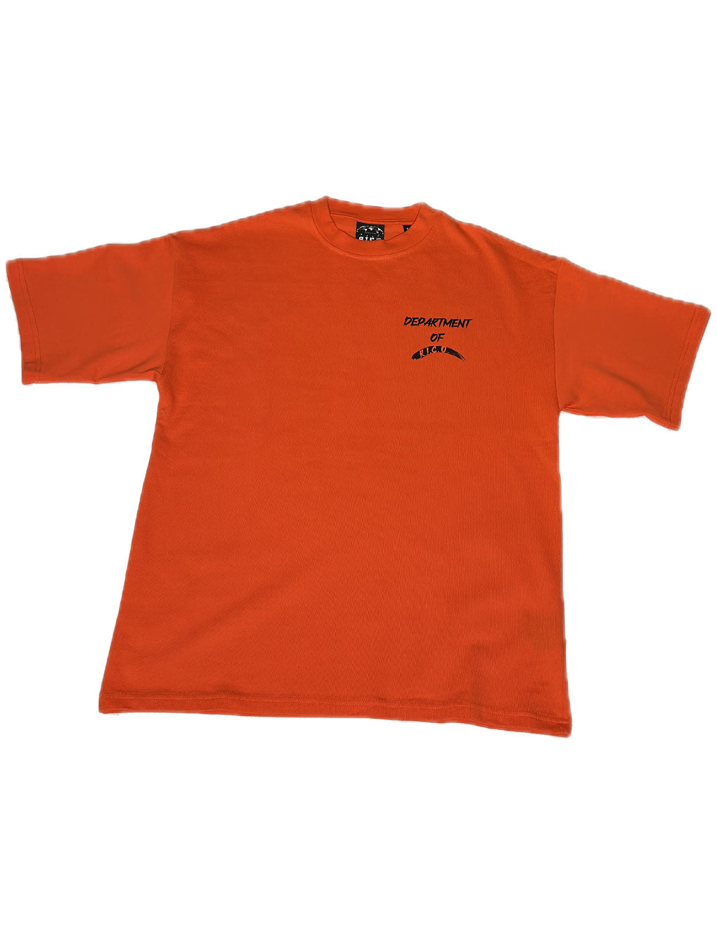 Department of R.I.C.O T-Shirt - Burnt Orange/Black